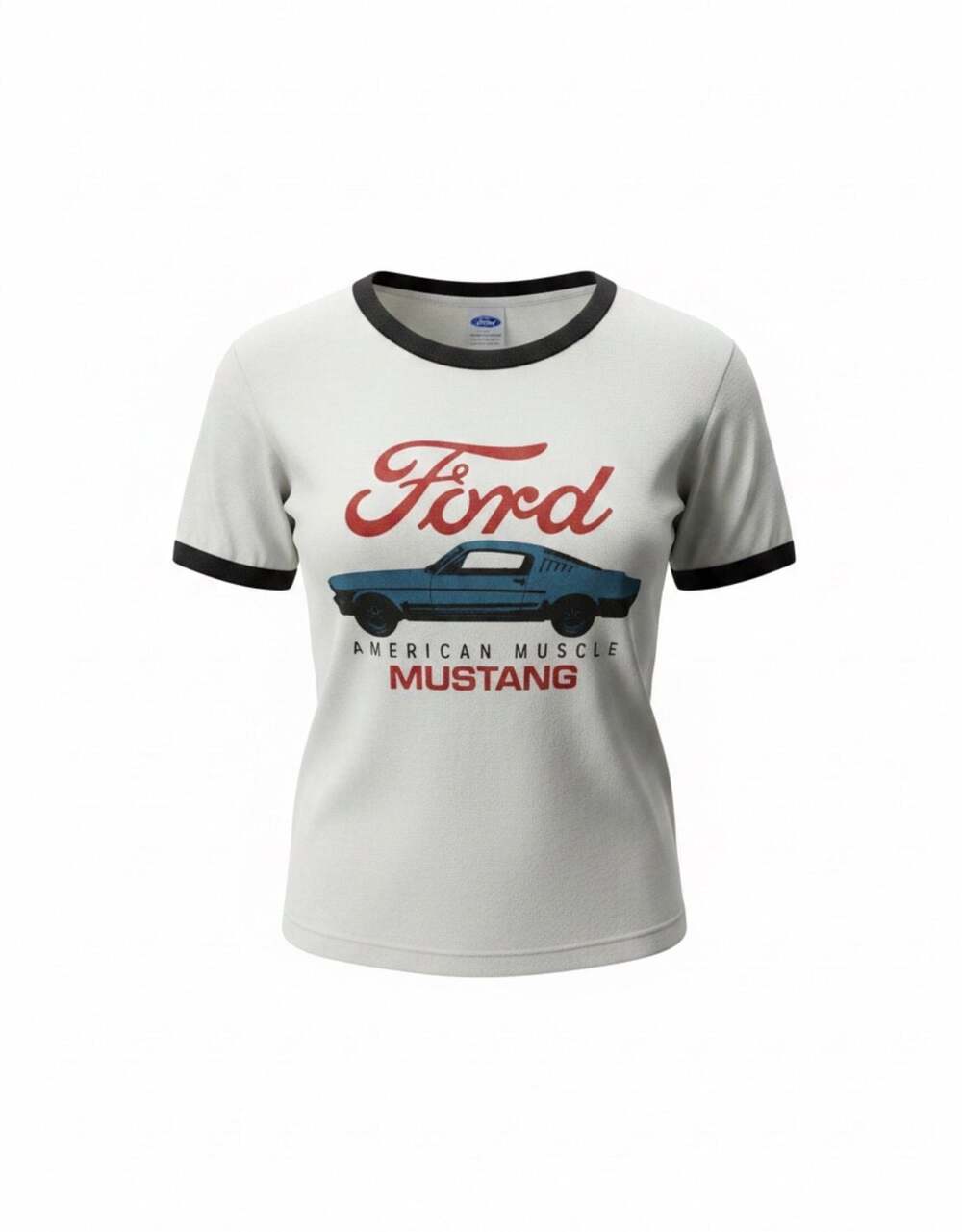 Ford American Muscle Mustang Short Sleeve Graphic T Size L